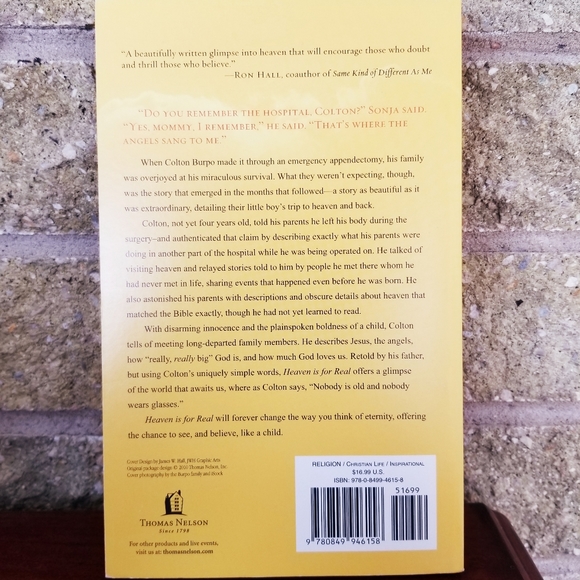 New, Heaven Is For Real Book - Picture 3 of 3